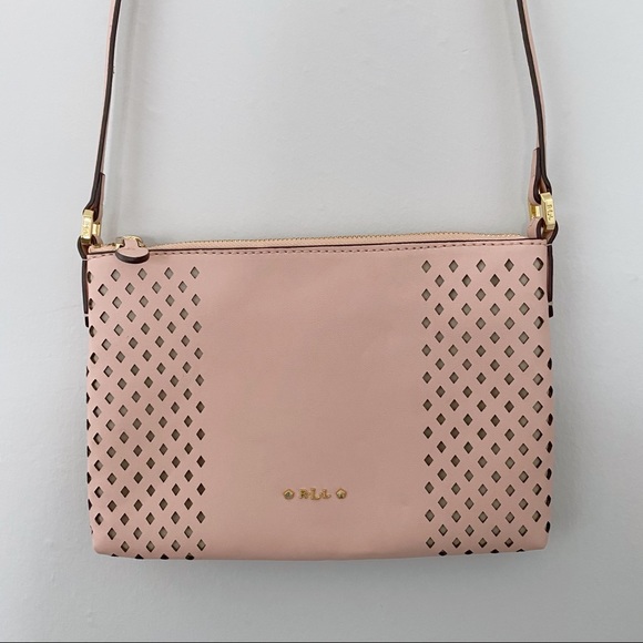 Ralph Lauren Tasmine Perforated Crossbody Bag - Picture 3 of 11